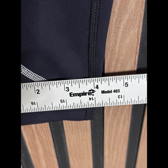 Peloton Leggings Medium Womens Black Nylon Stretch Workout Cycling Running - Picture 6 of 9